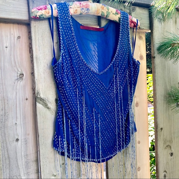 Emma Black Silk Beaded Sleeveless Bodice - Picture 1 of 7